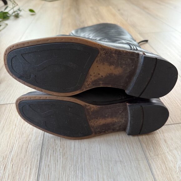 👢 Franco Sarto Black Leather Riding Boots | Women’s 9.5M Wide Calf 👢 - Picture 9 of 16